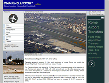 Tablet Screenshot of ciampino-airport.info